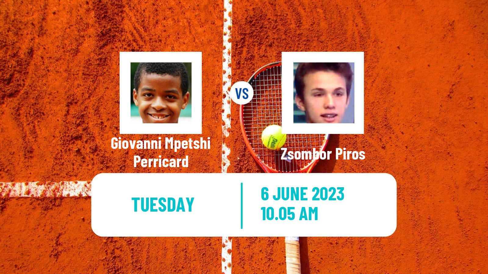 Tennis Prostejov Challenger Men Giovanni Mpetshi Perricard - Zsombor Piros