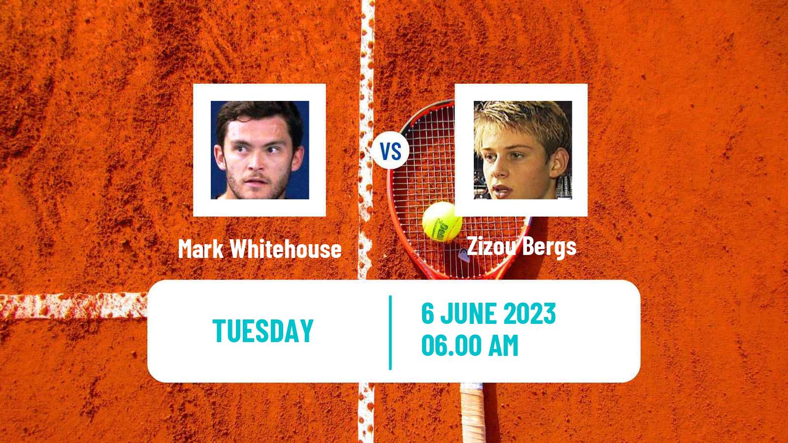 Tennis Surbiton Challenger Men Mark Whitehouse - Zizou Bergs