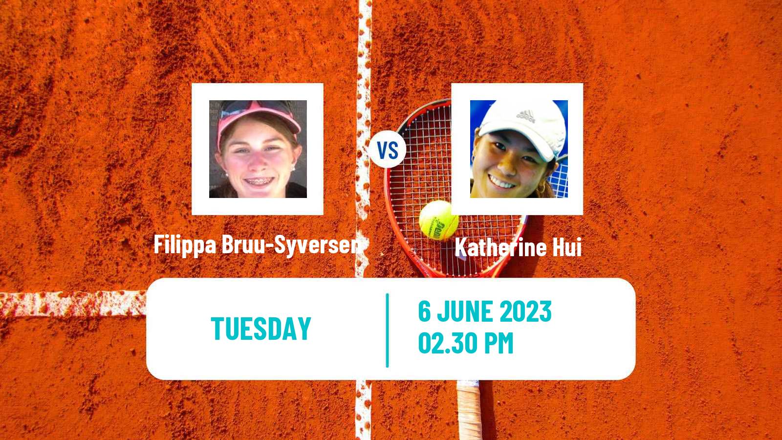 Tennis ITF W15 San Diego 3 Women Filippa Bruu-Syversen - Katherine Hui