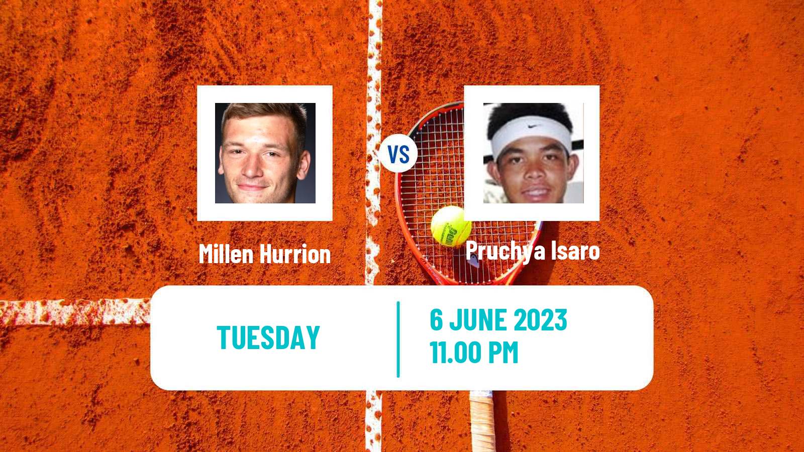 Tennis ITF M25 Jakarta 5 Men Millen Hurrion - Pruchya Isaro