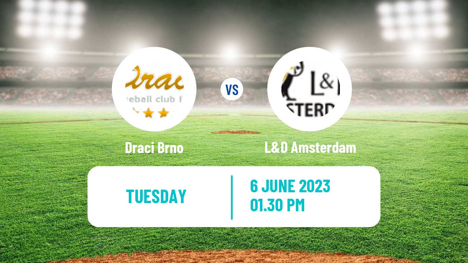 Baseball Champions Cup Baseball Draci Brno - Amsterdam Pirates