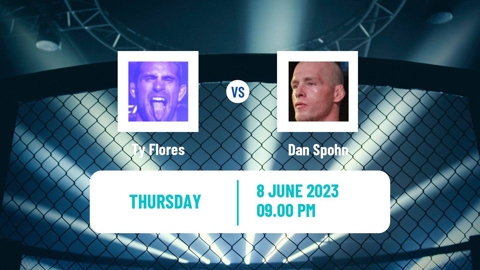 MMA Light Heavyweight Pfl Men Ty Flores - Dan Spohn