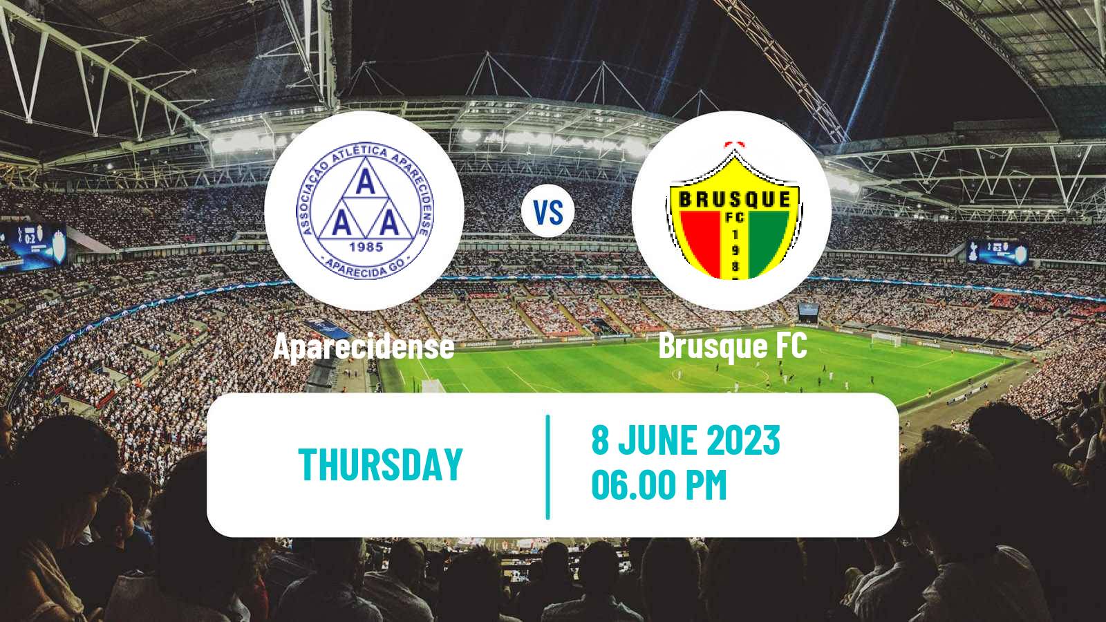 Soccer Brazilian Serie C Aparecidense - Brusque