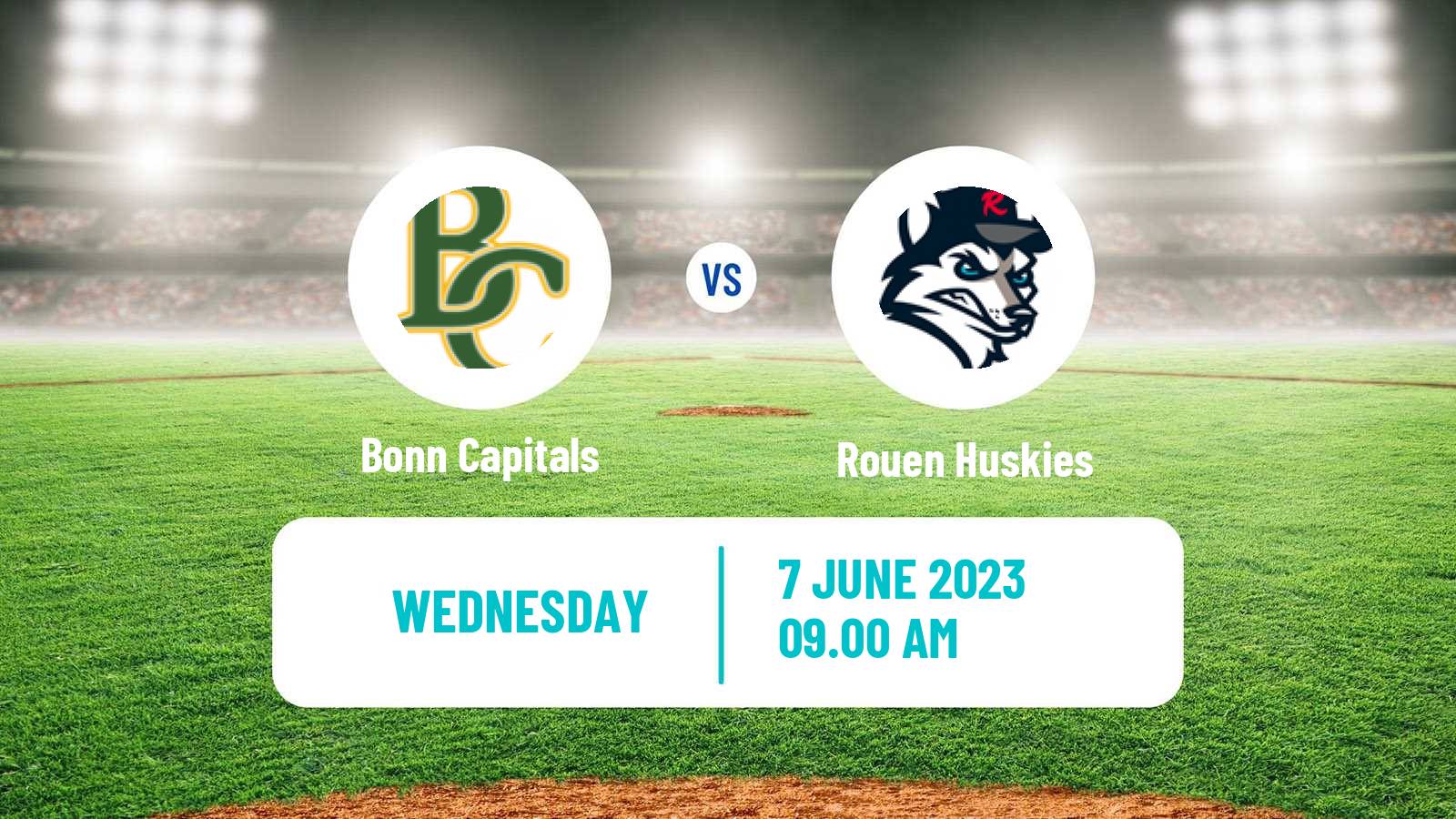 Baseball Champions Cup Baseball Bonn Capitals - Rouen Huskies