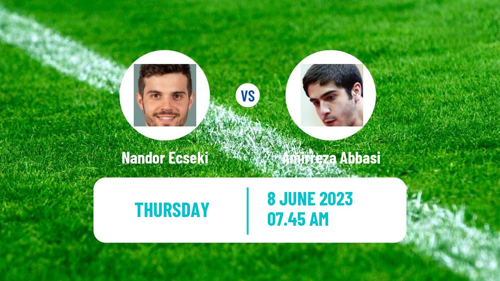 Table tennis Tt Star Series Men Nandor Ecseki - Amirreza Abbasi