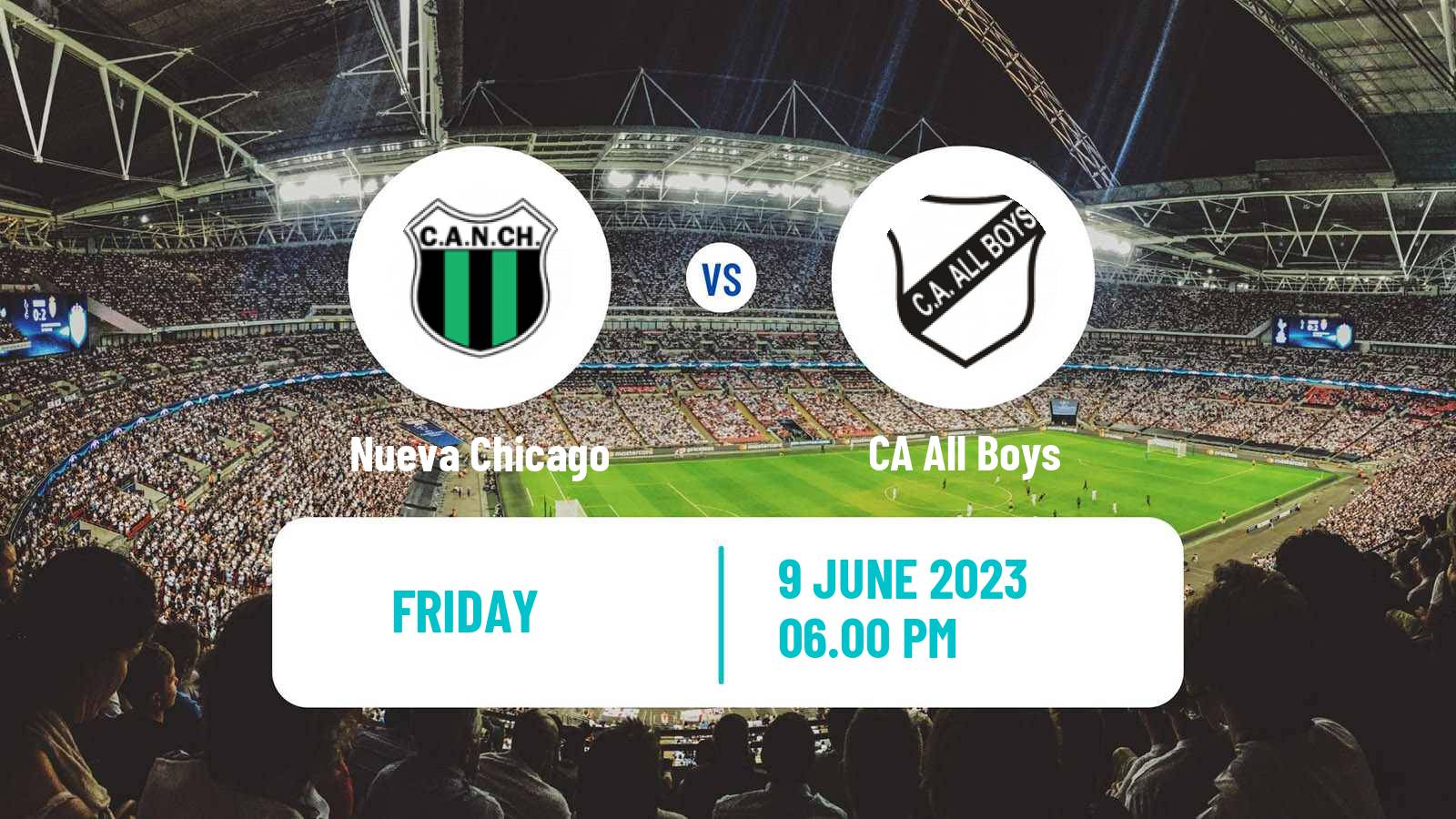Soccer Argentinian Primera Nacional Nueva Chicago - All Boys