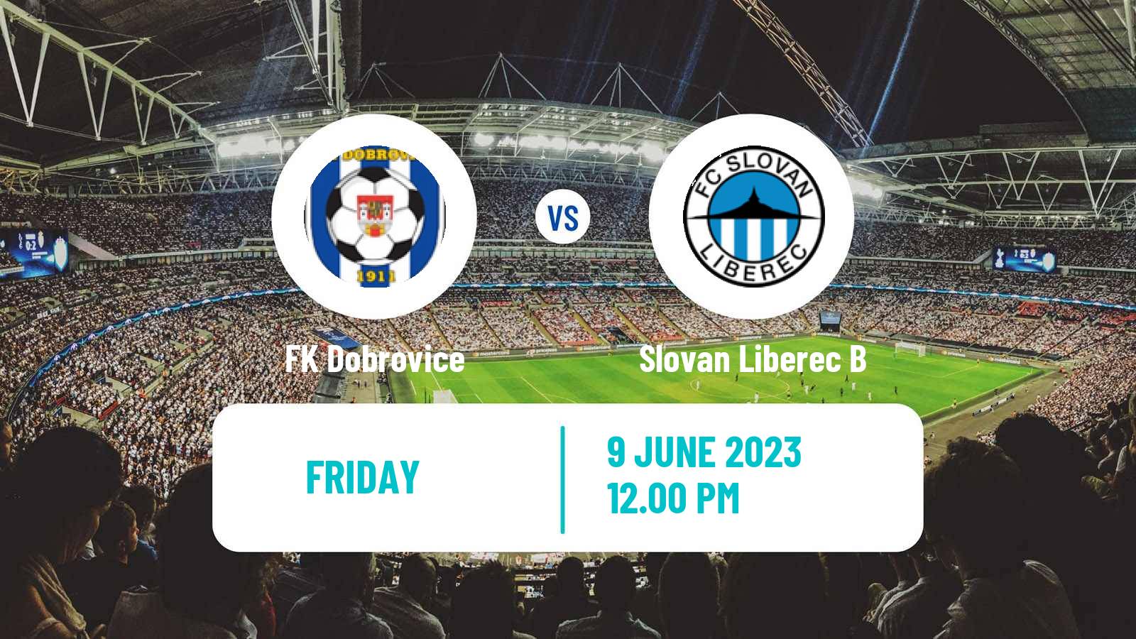 Soccer Czech Division C Dobrovice - Slovan Liberec B