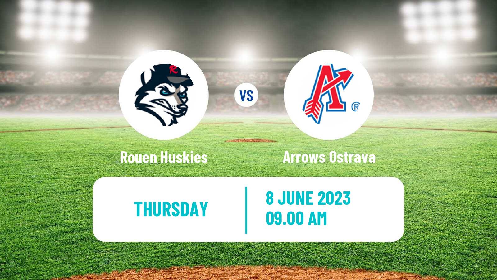 Baseball Champions Cup Baseball Rouen Huskies - Arrows Ostrava