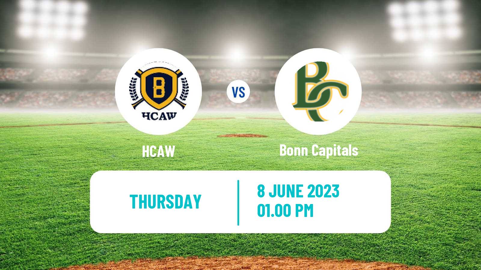 Baseball Champions Cup Baseball HCAW - Bonn Capitals