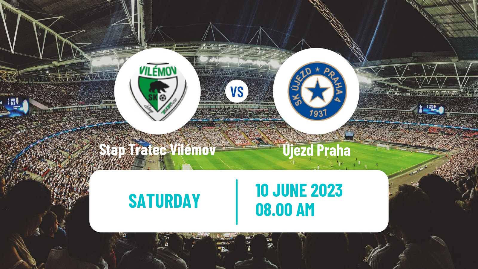 Soccer Czech Division B Stap Tratec Vilémov - Újezd Praha