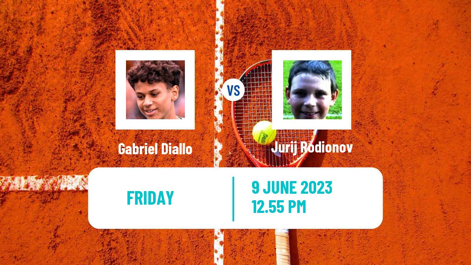 Tennis Surbiton Challenger Men Gabriel Diallo - Jurij Rodionov