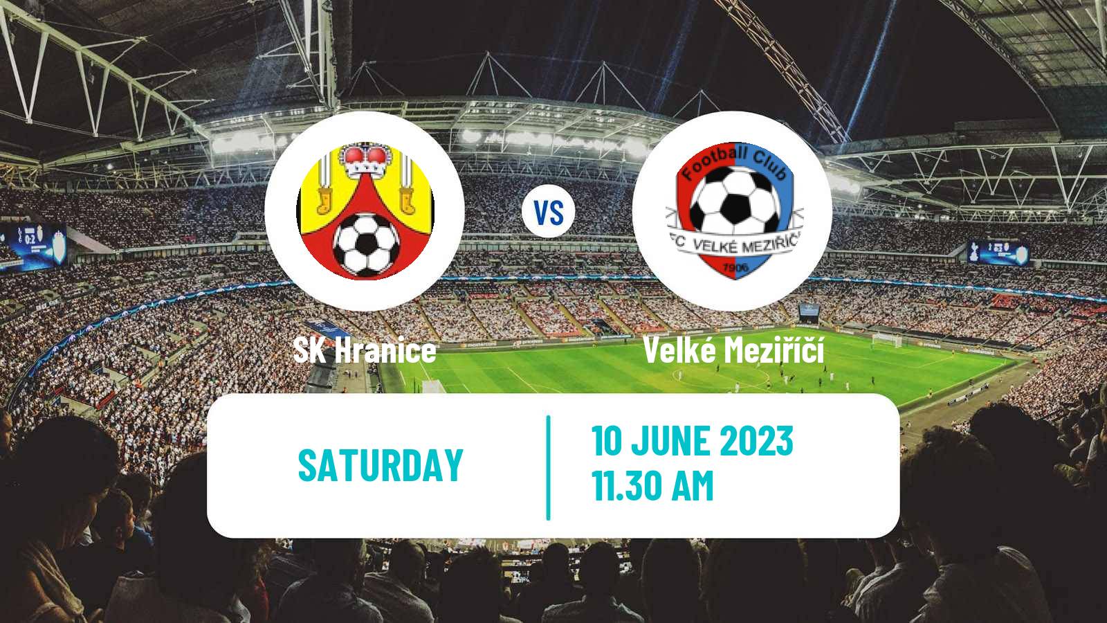 Soccer Czech MSFL Hranice - Velké Meziříčí