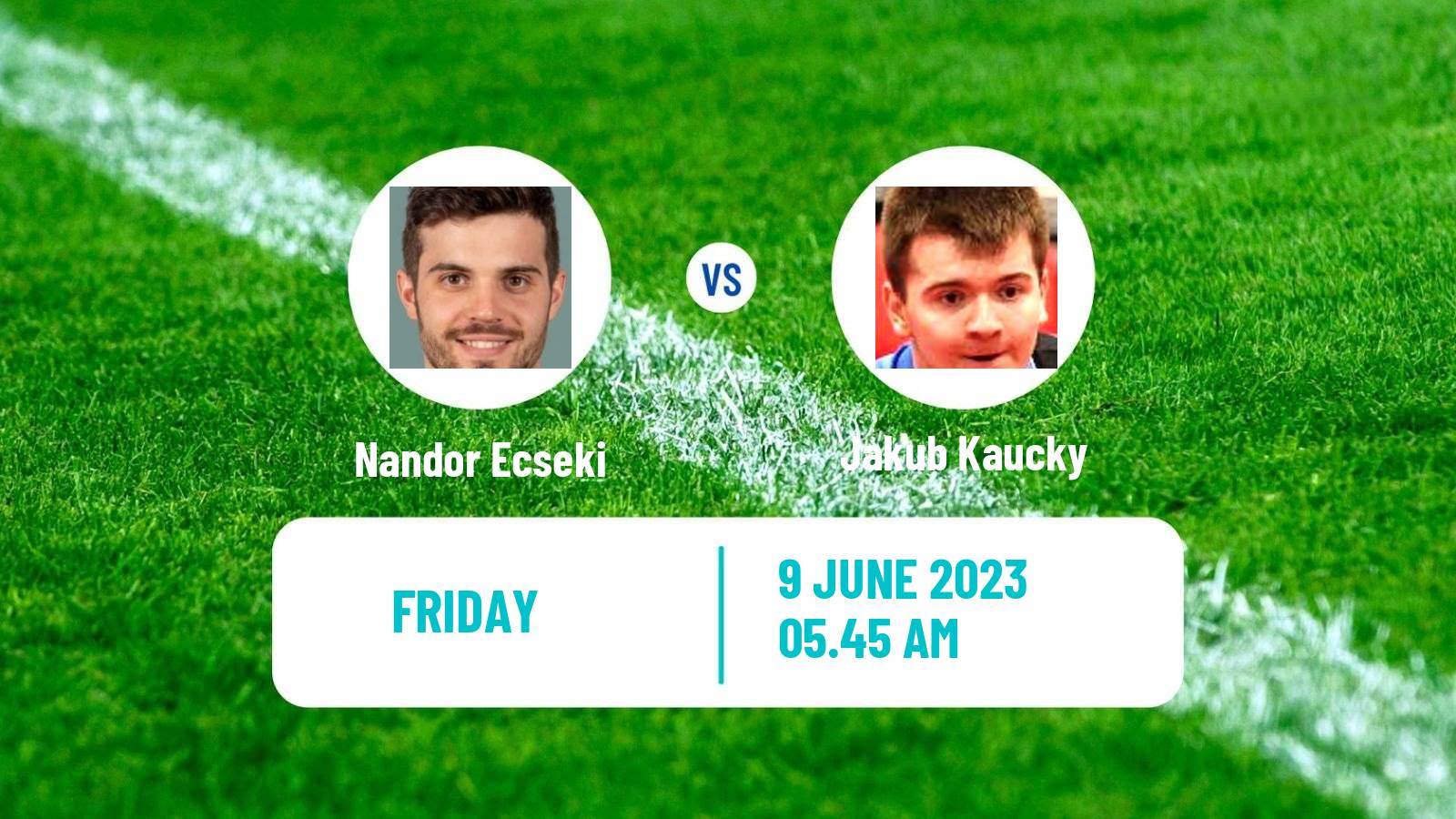 Table tennis Tt Star Series Men Nandor Ecseki - Jakub Kaucky