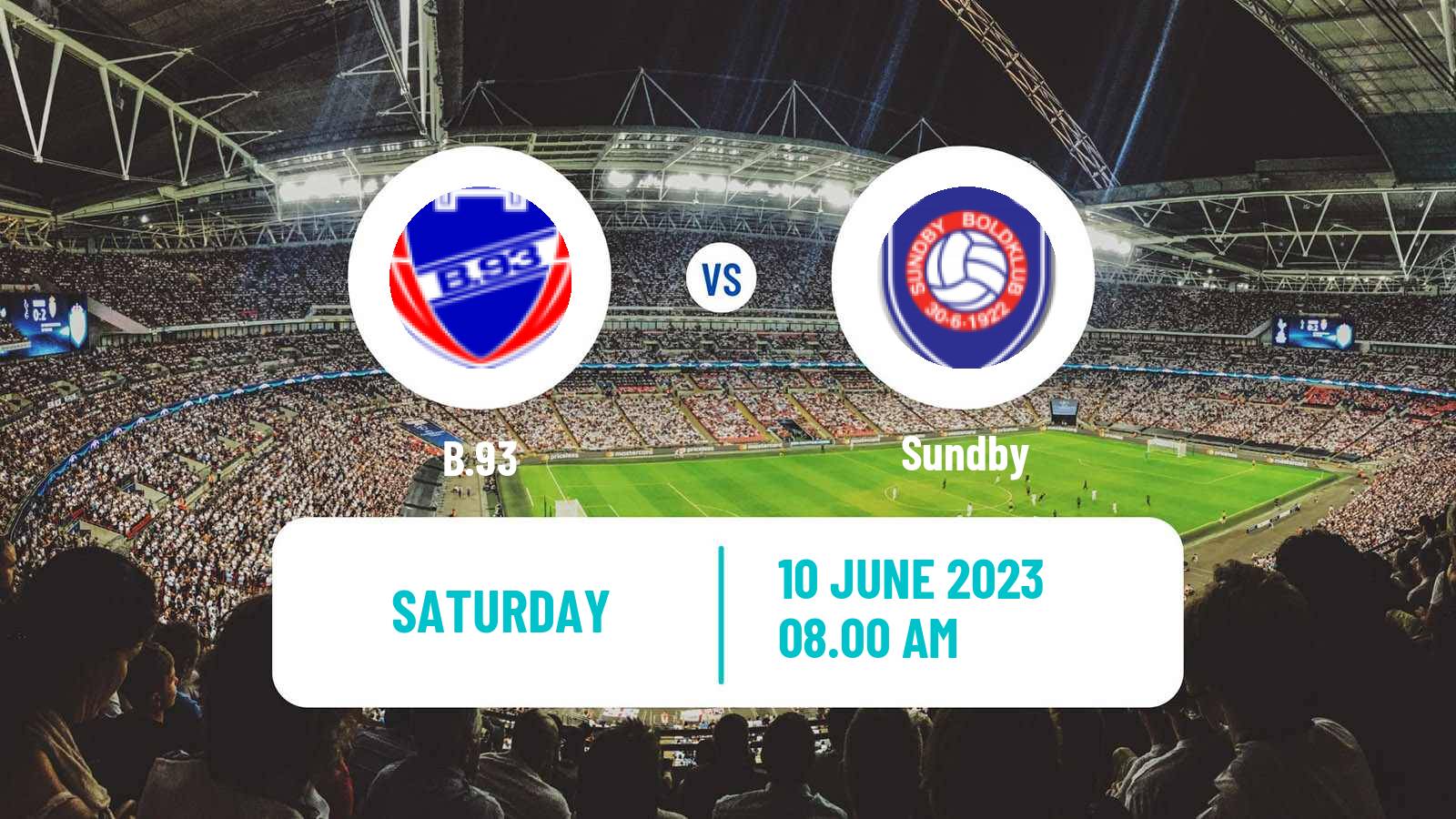 Football Danish Elitedivisionen Women B.93 - Sundby
