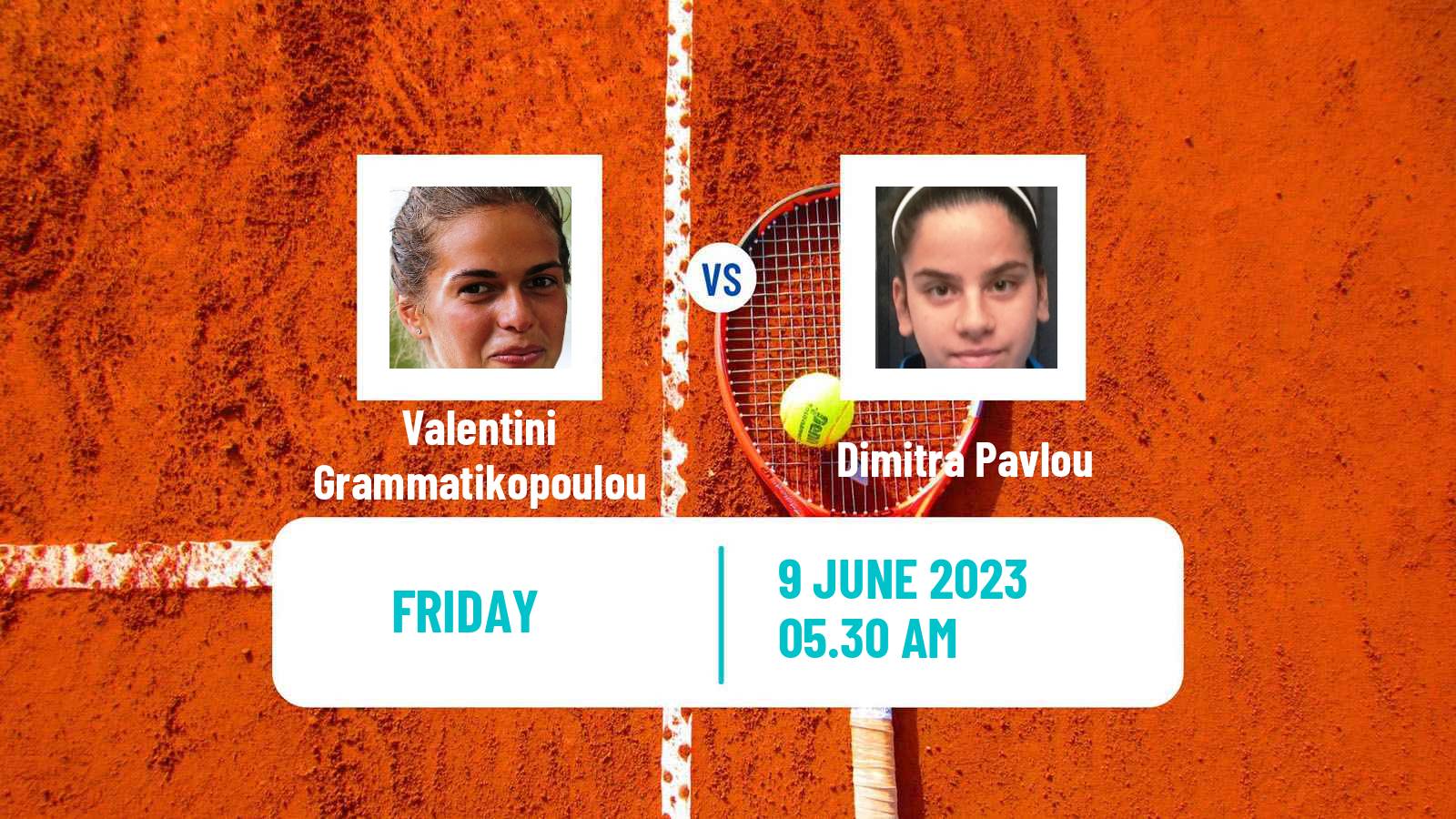 Tennis ITF W25 Kursumlijska Banja 2 Women Valentini Grammatikopoulou - Dimitra Pavlou