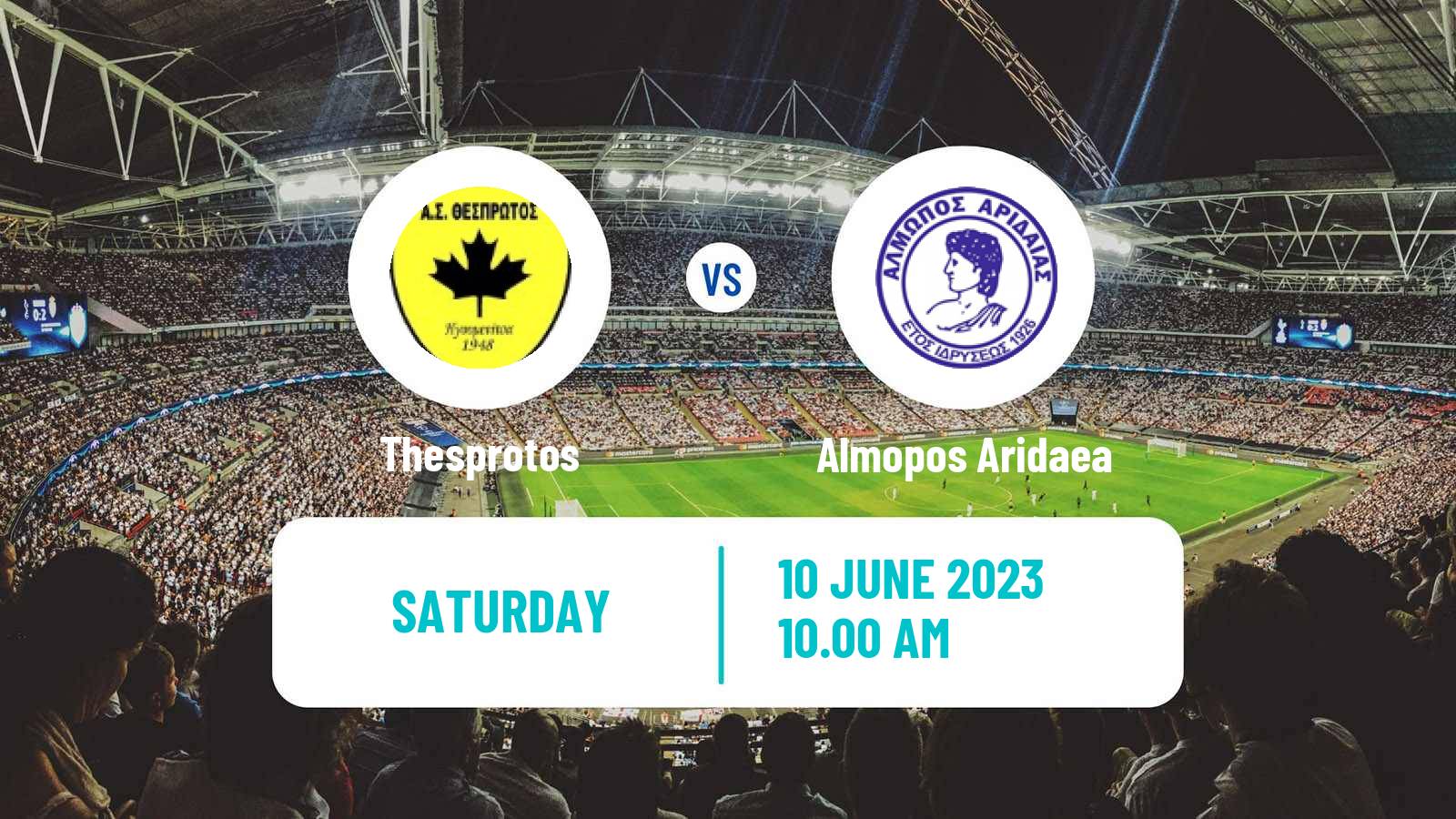Soccer Greek Super League 2 Thesprotos - Almopos Aridaea