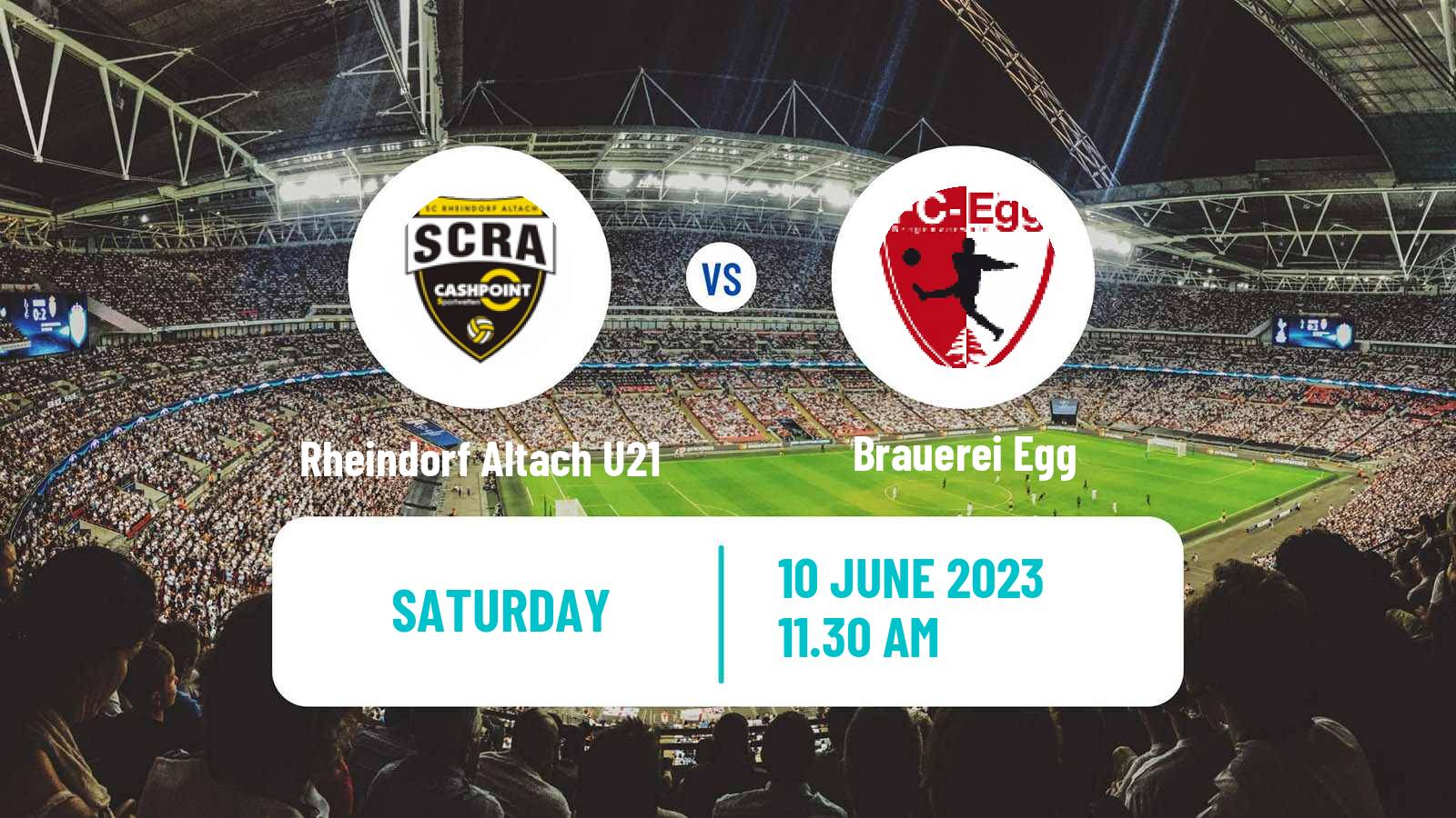 Soccer Austrian Regionalliga West - Vorarlberg Rheindorf Altach U21 - Brauerei Egg