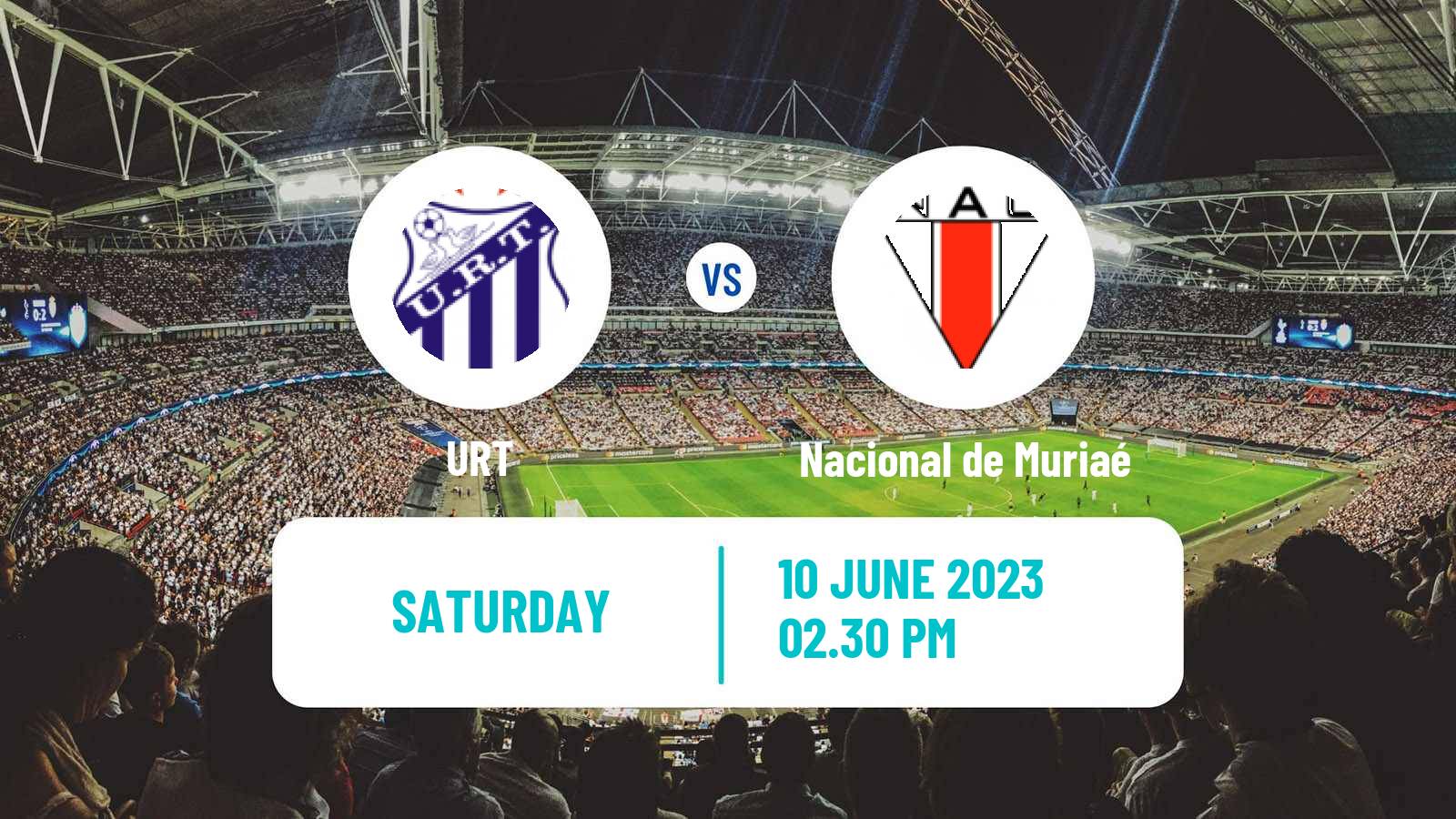 Soccer Brazilian Campeonato Mineiro 2 URT - Nacional de Muriaé