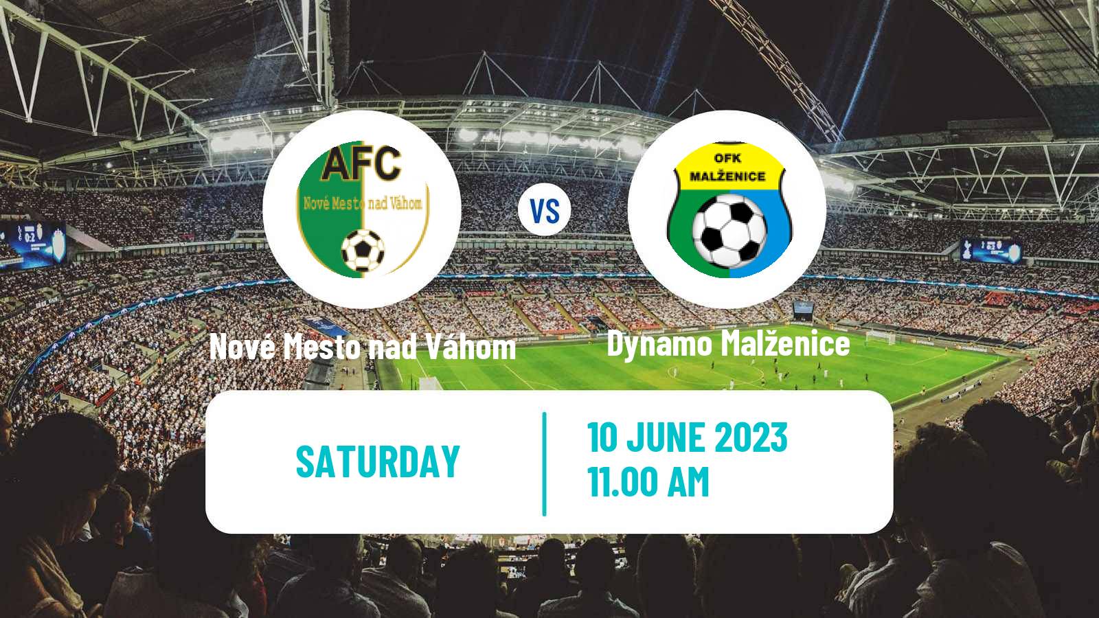 Soccer Slovak 3 Liga West Nové Mesto nad Váhom - Dynamo Malženice