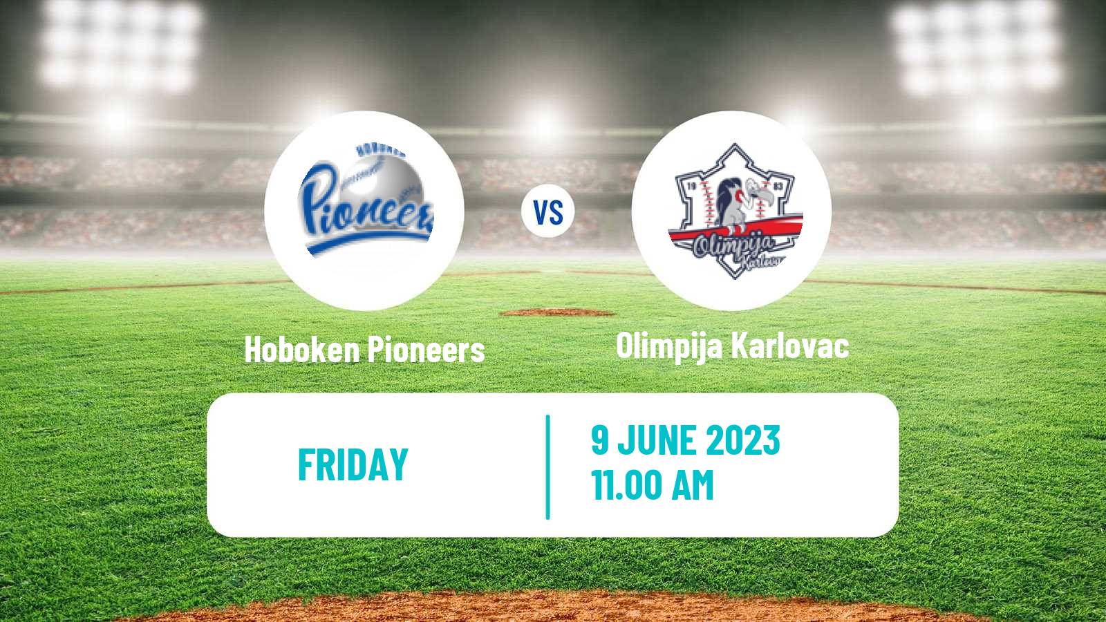 Baseball Confederation Cup Baseball Hoboken Pioneers - Olimpija Karlovac