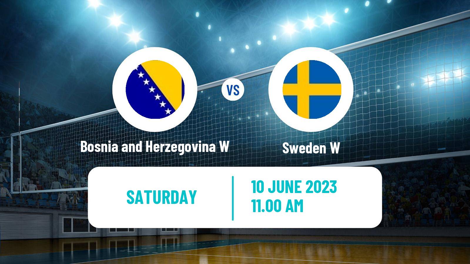 Volleyball Golden European League Volleyball Women Bosnia and Herzegovina W - Sweden W