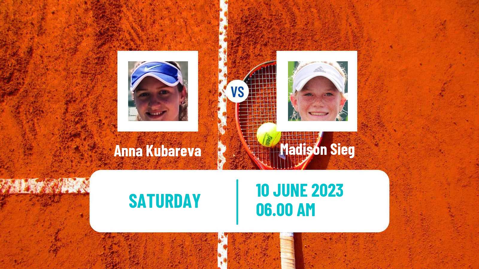 Tennis ITF W25 Setubal Women Anna Kubareva - Madison Sieg