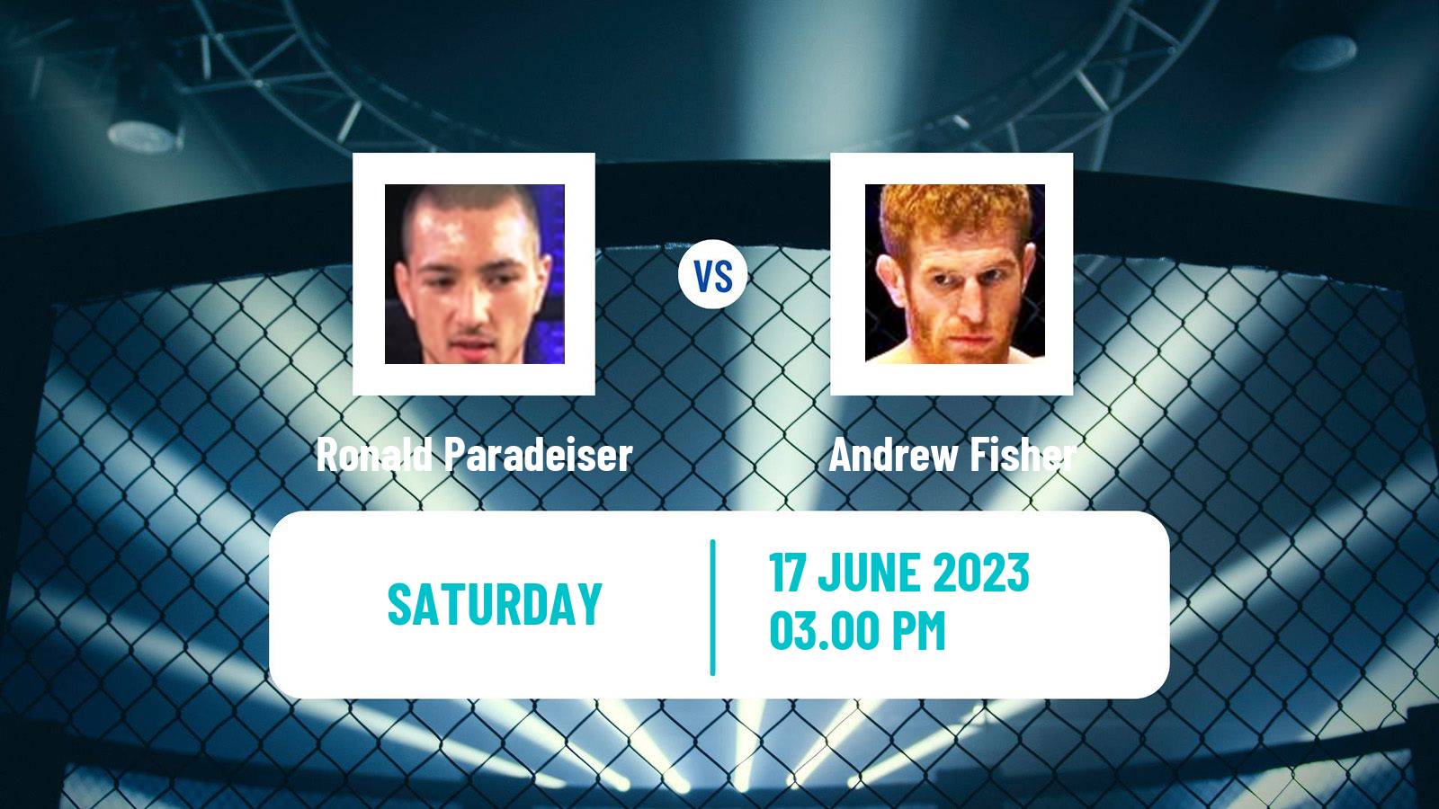 MMA Lightweight Oktagon Men Ronald Paradeiser - Andrew Fisher