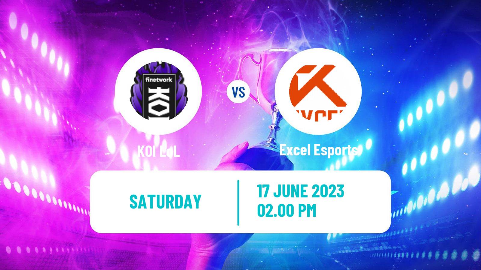 Esports League Of Legends Lec KOI - Excel Esports