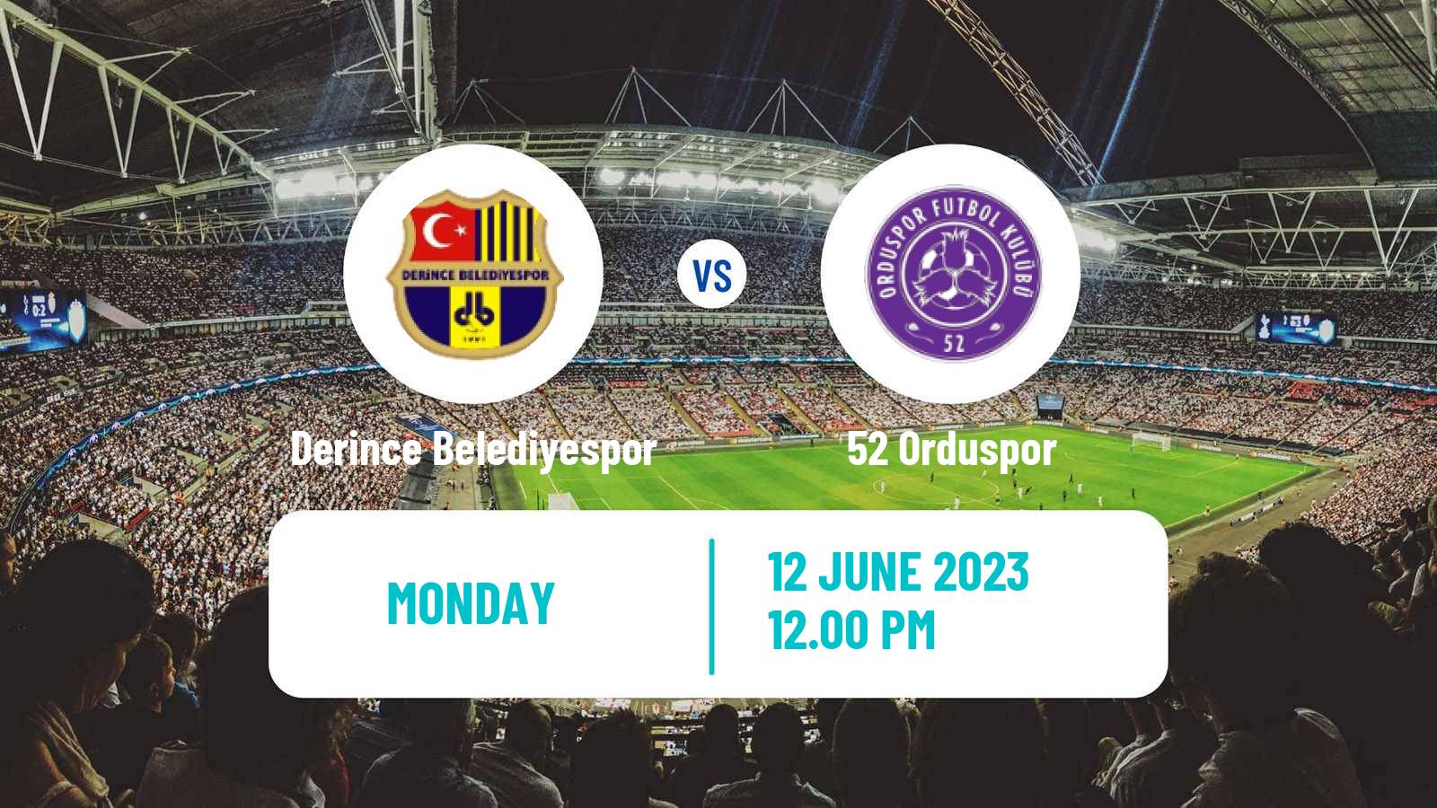 Soccer Turkish 3 Lig Group 1 Derince Belediyespor - 52 Orduspor