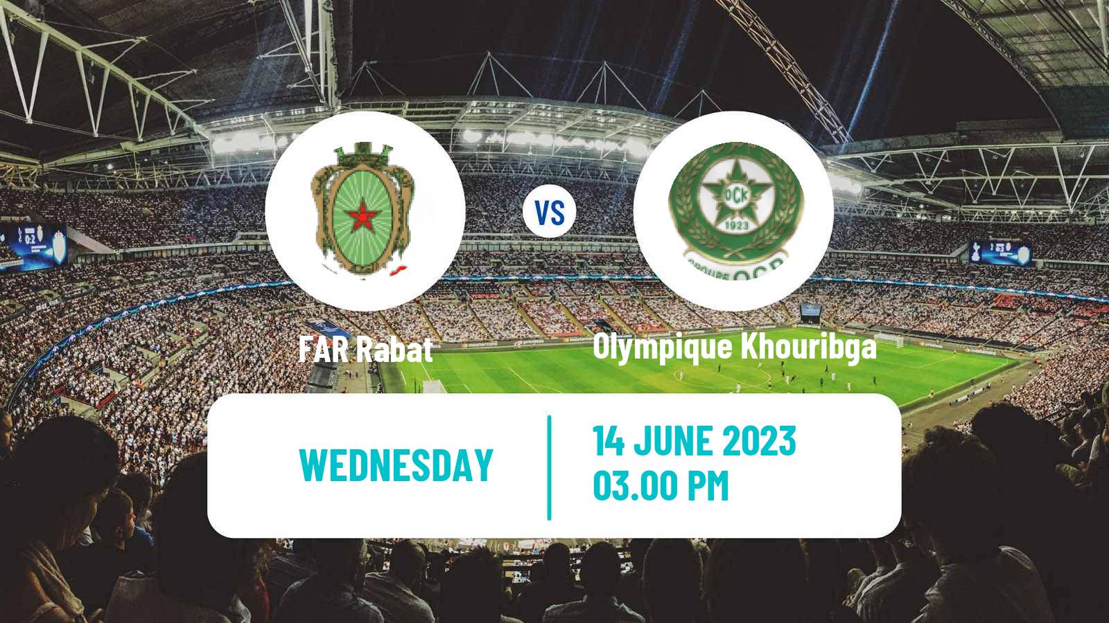 Soccer Moroccan Botola FAR Rabat - Olympique Khouribga