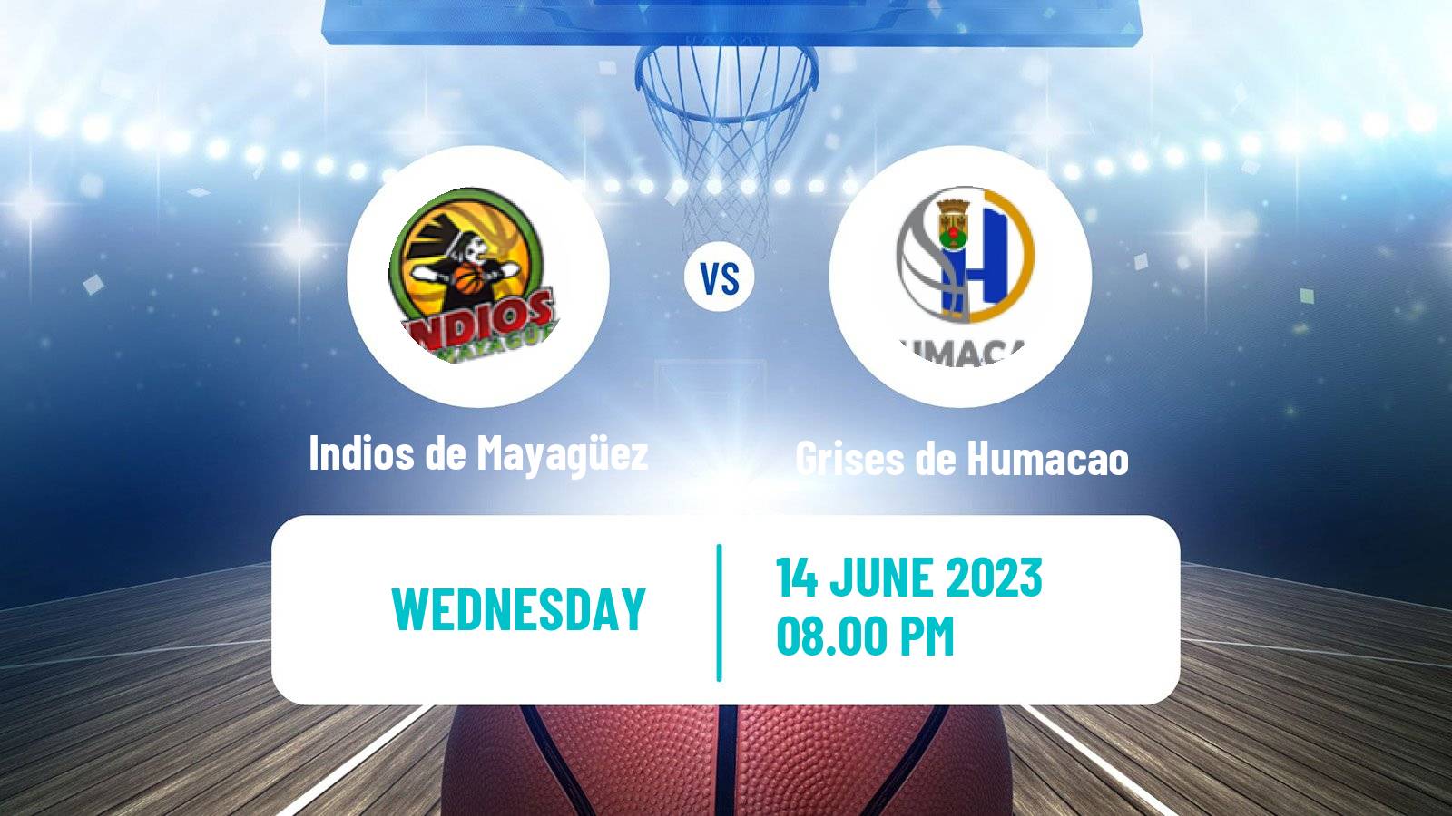 Basketball Puerto Rican BSN Indios de Mayagüez - Grises de Humacao
