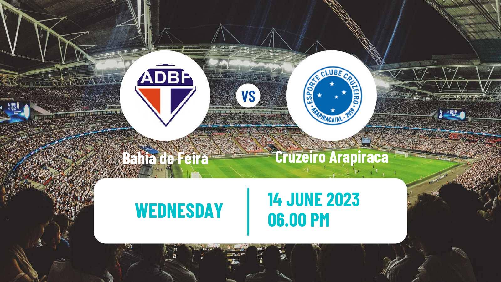 Soccer Brazilian Serie D Bahia de Feira - Cruzeiro Arapiraca