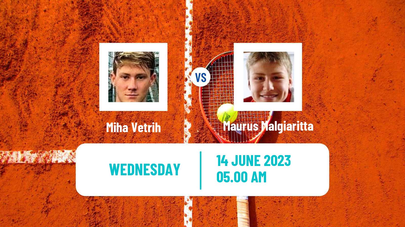 Tennis ITF M15 Litija Men Miha Vetrih - Maurus Malgiaritta