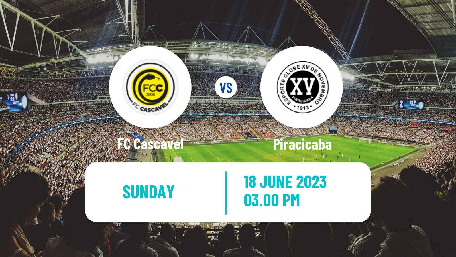 Soccer Brazilian Serie D FC Cascavel - Piracicaba