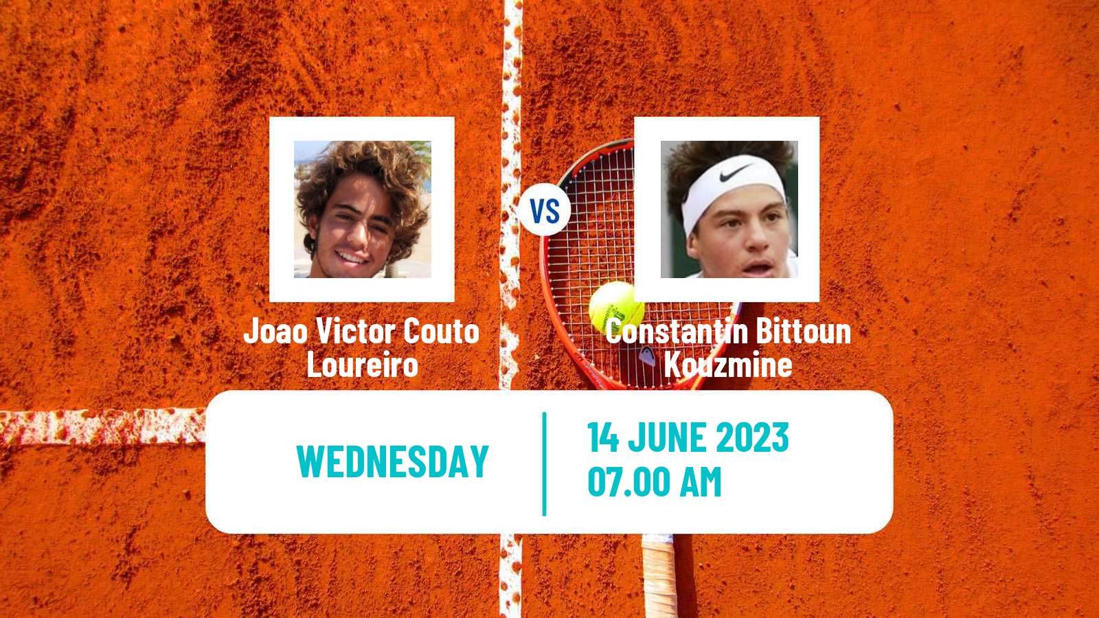 Tennis ITF M15 Duffel Men Joao Victor Couto Loureiro - Constantin Bittoun Kouzmine