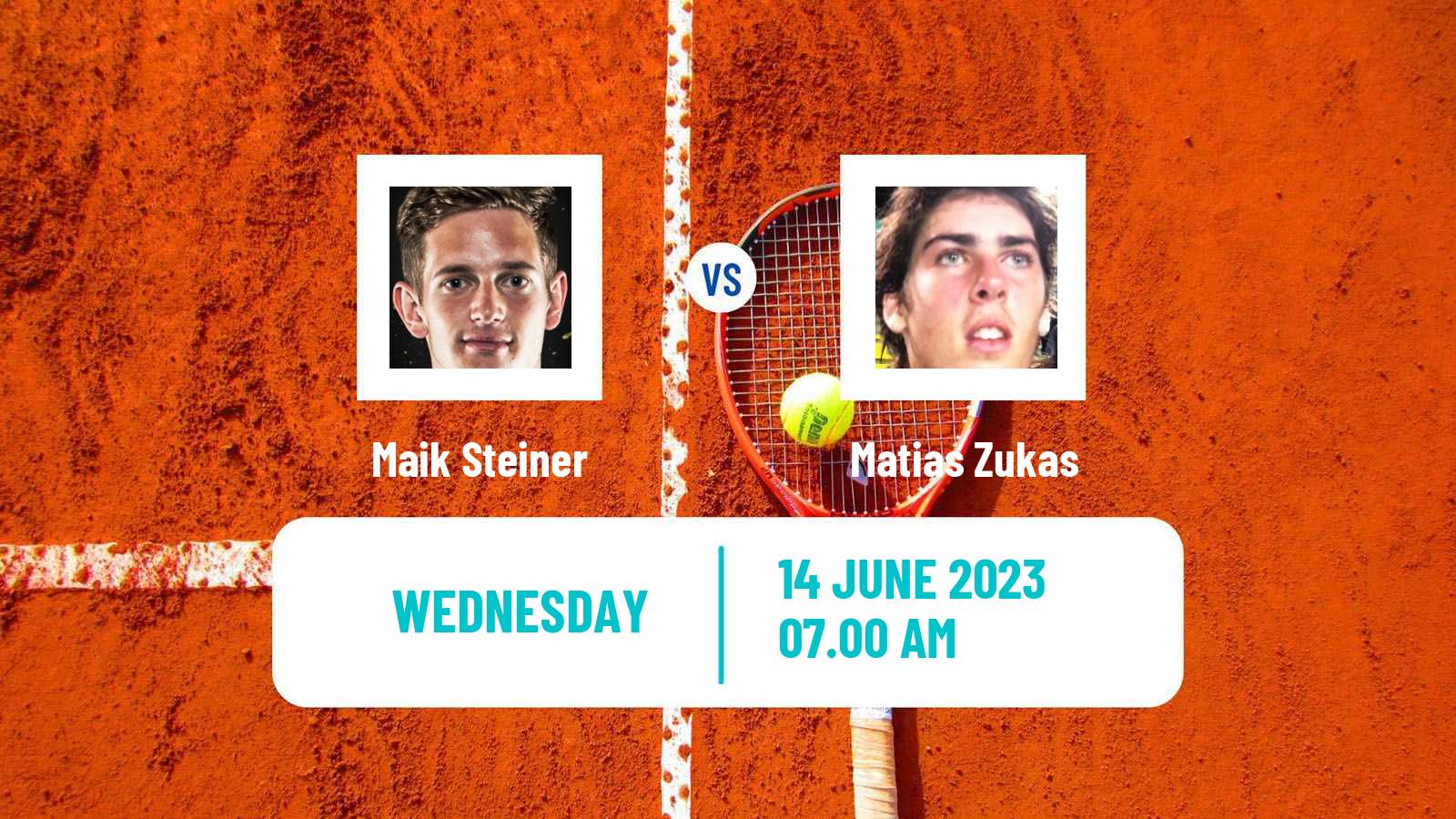 Tennis ITF M15 Rabat Men Maik Steiner - Matias Zukas