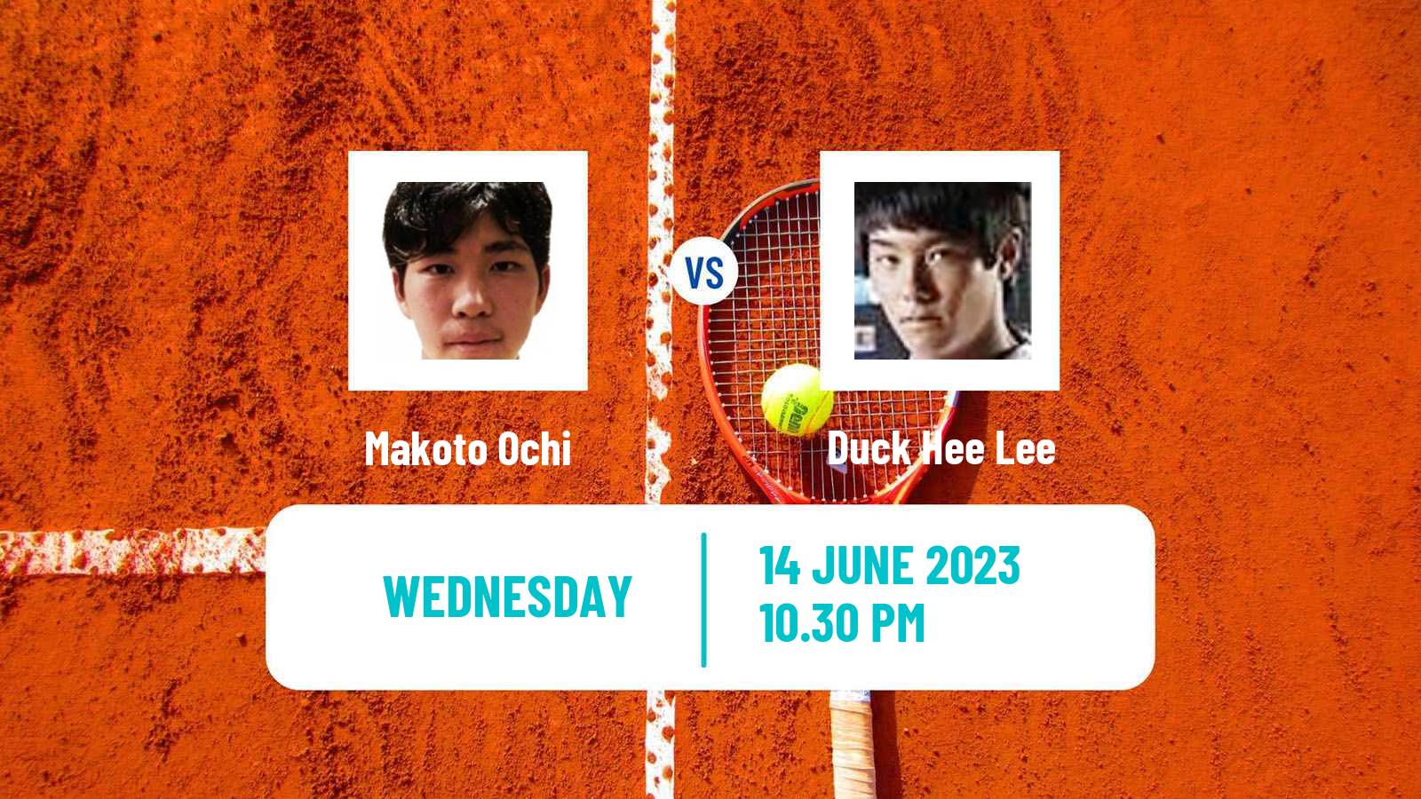 Tennis ITF M25 Changwon Men Makoto Ochi - Duck Hee Lee