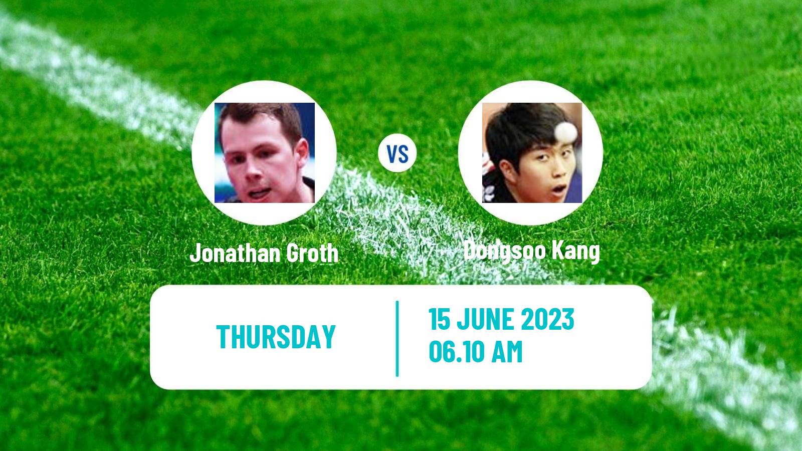 Table tennis Wtt Contender Lagos Men Jonathan Groth - Dongsoo Kang