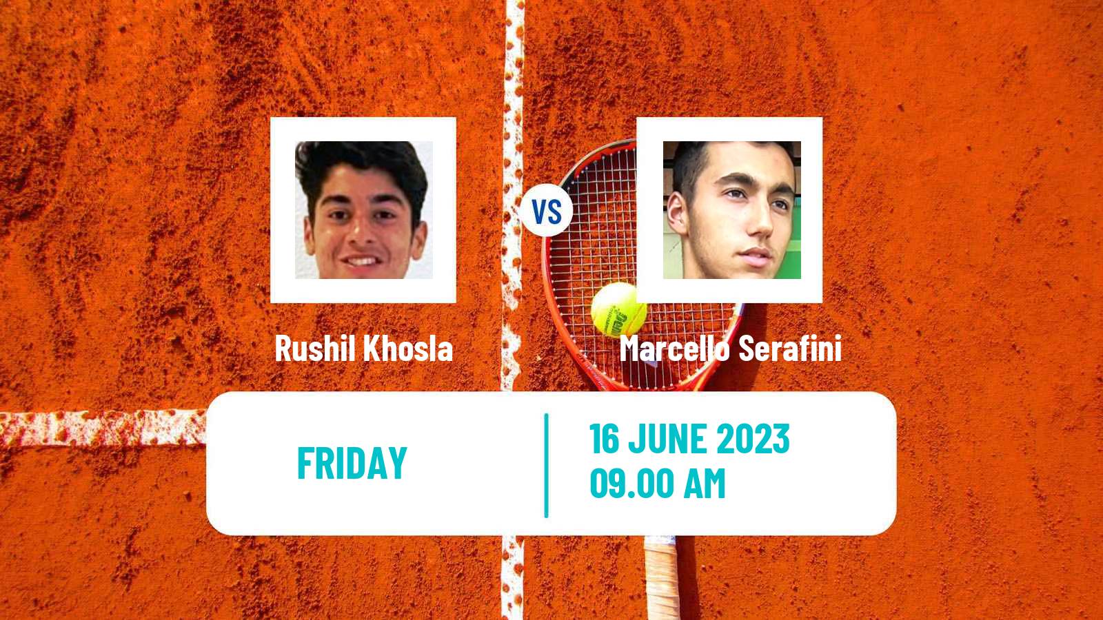 Tennis ITF M15 Chieti Men Rushil Khosla - Marcello Serafini
