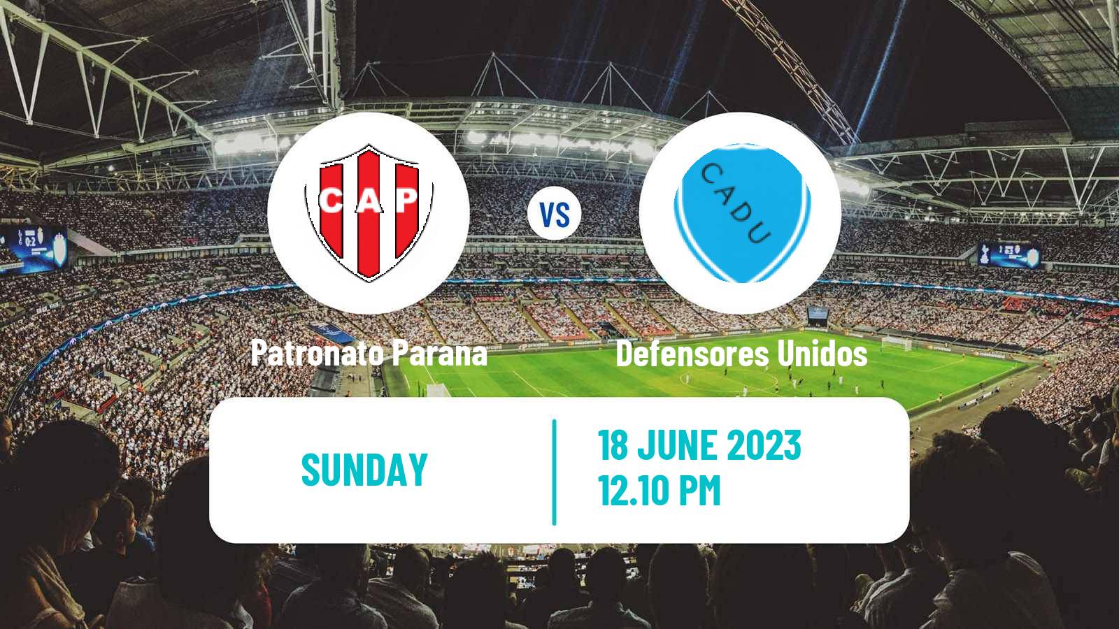 Soccer Argentinian Primera Nacional Patronato Parana - Defensores Unidos