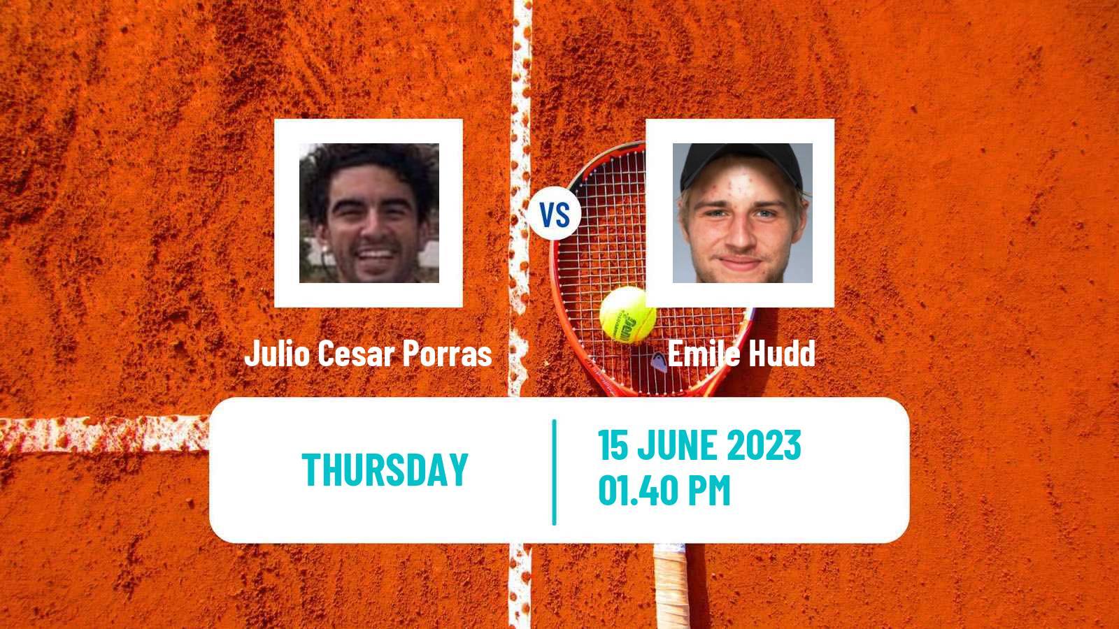 Tennis ITF M25 Martos Men Julio Cesar Porras - Emile Hudd