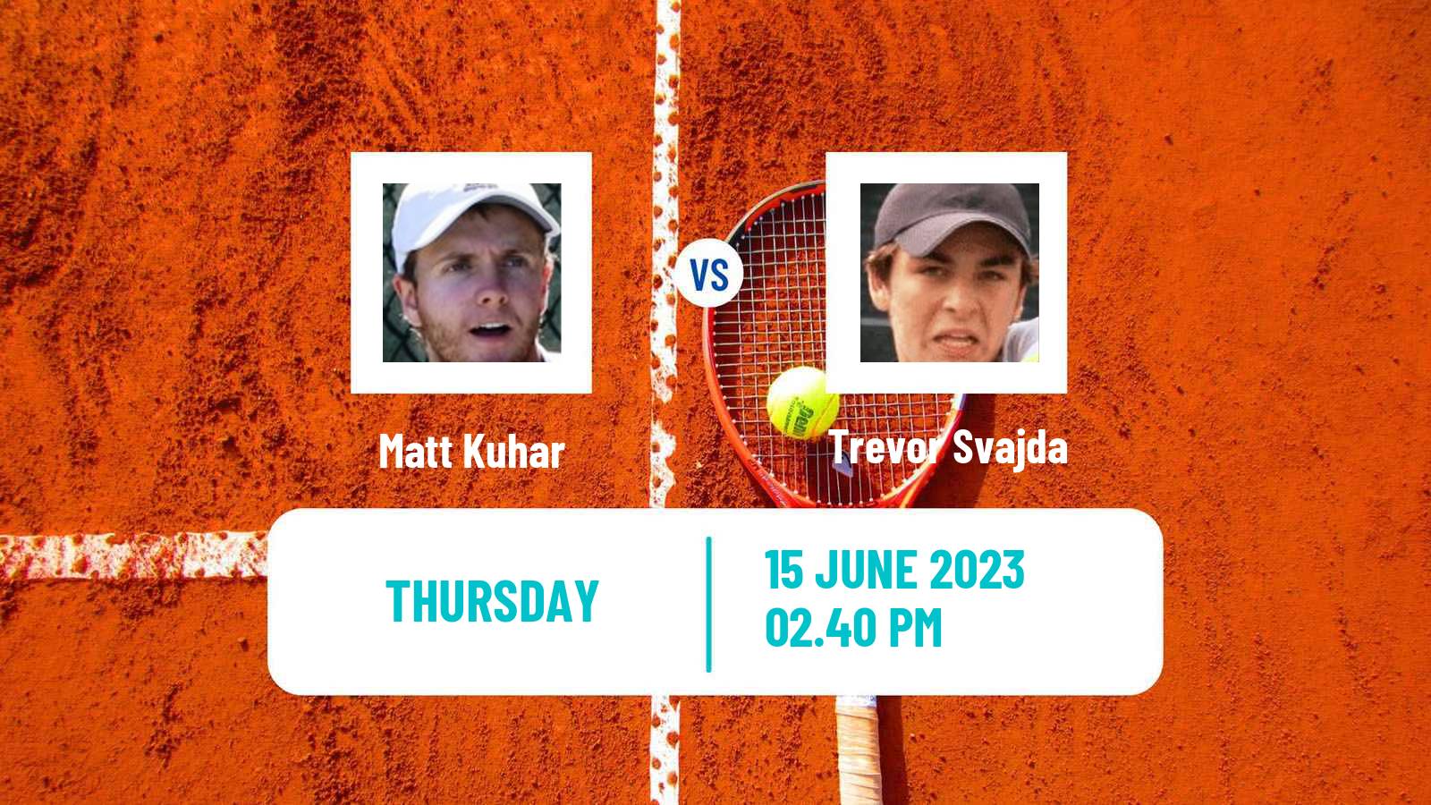 Tennis ITF M15 San Diego Ca 2 Men Matt Kuhar - Trevor Svajda