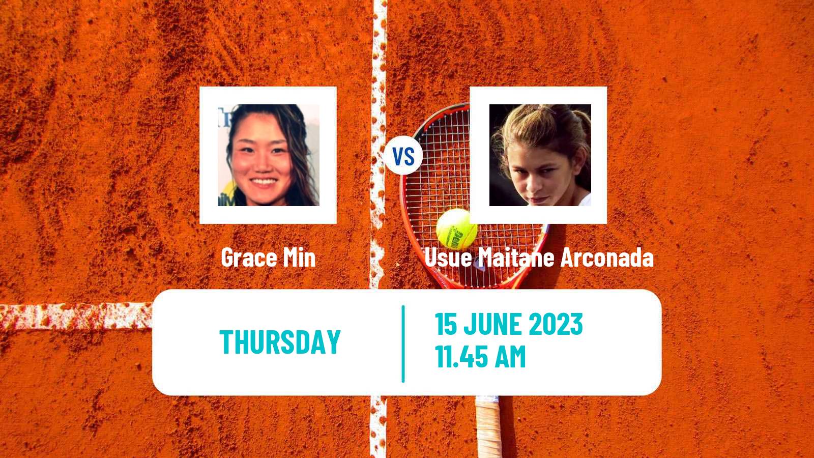 Tennis ITF W60 Sumter Sc Women Grace Min - Usue Maitane Arconada
