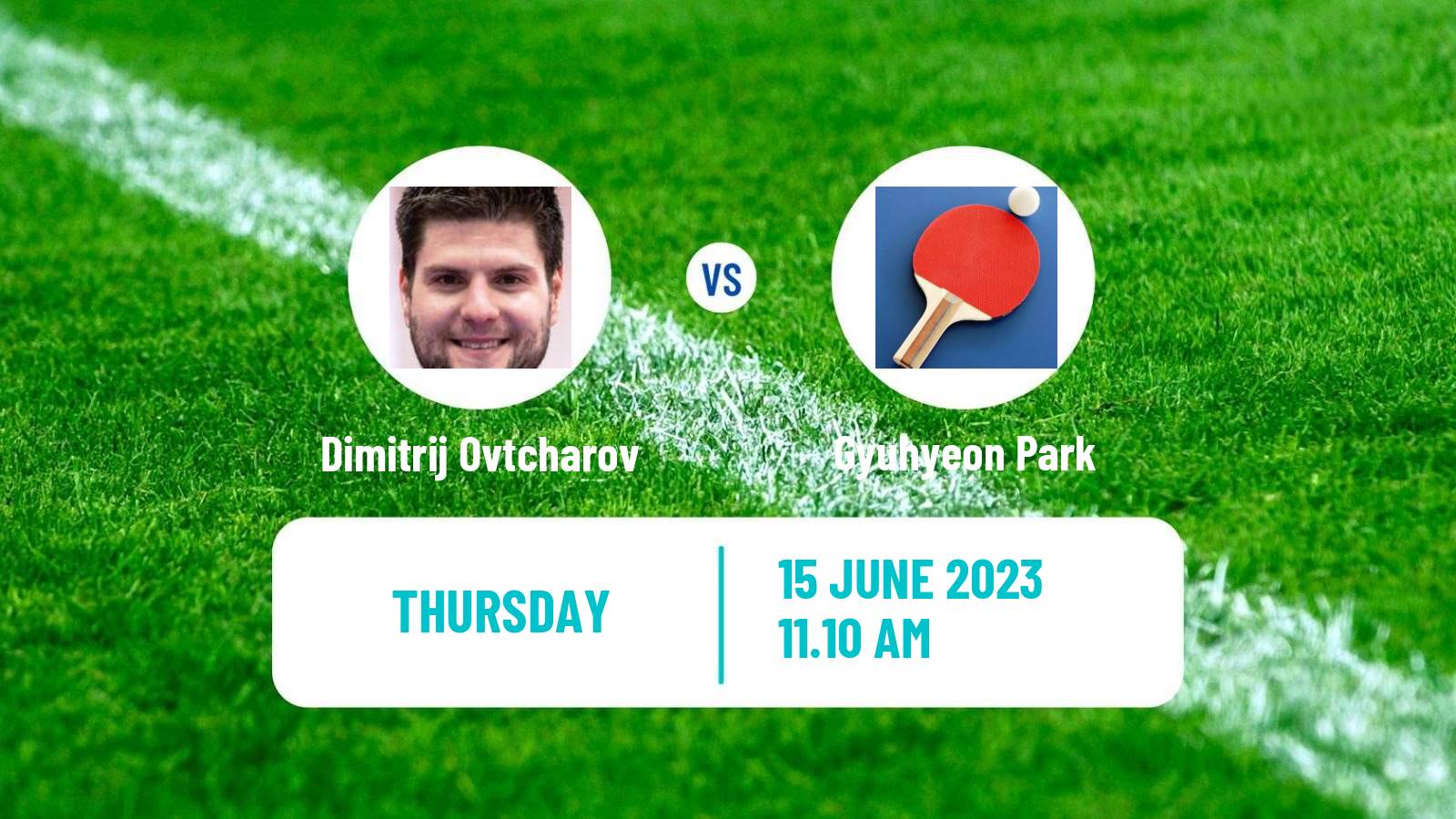 Table tennis Wtt Contender Lagos Men Dimitrij Ovtcharov - Gyuhyeon Park