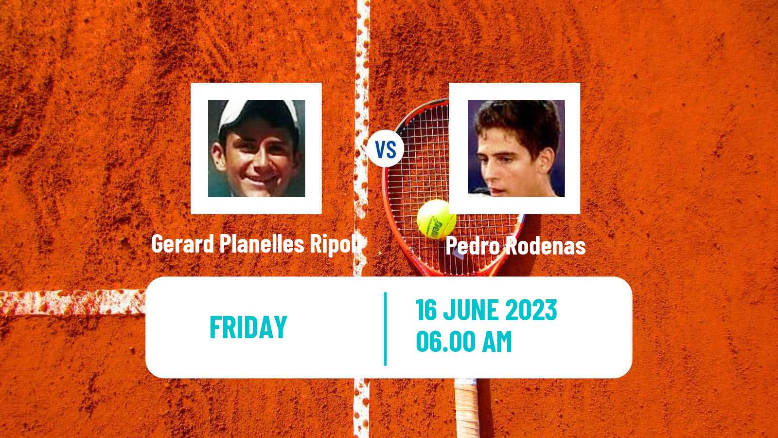 Tennis ITF M15 Rabat Men Gerard Planelles Ripoll - Pedro Rodenas