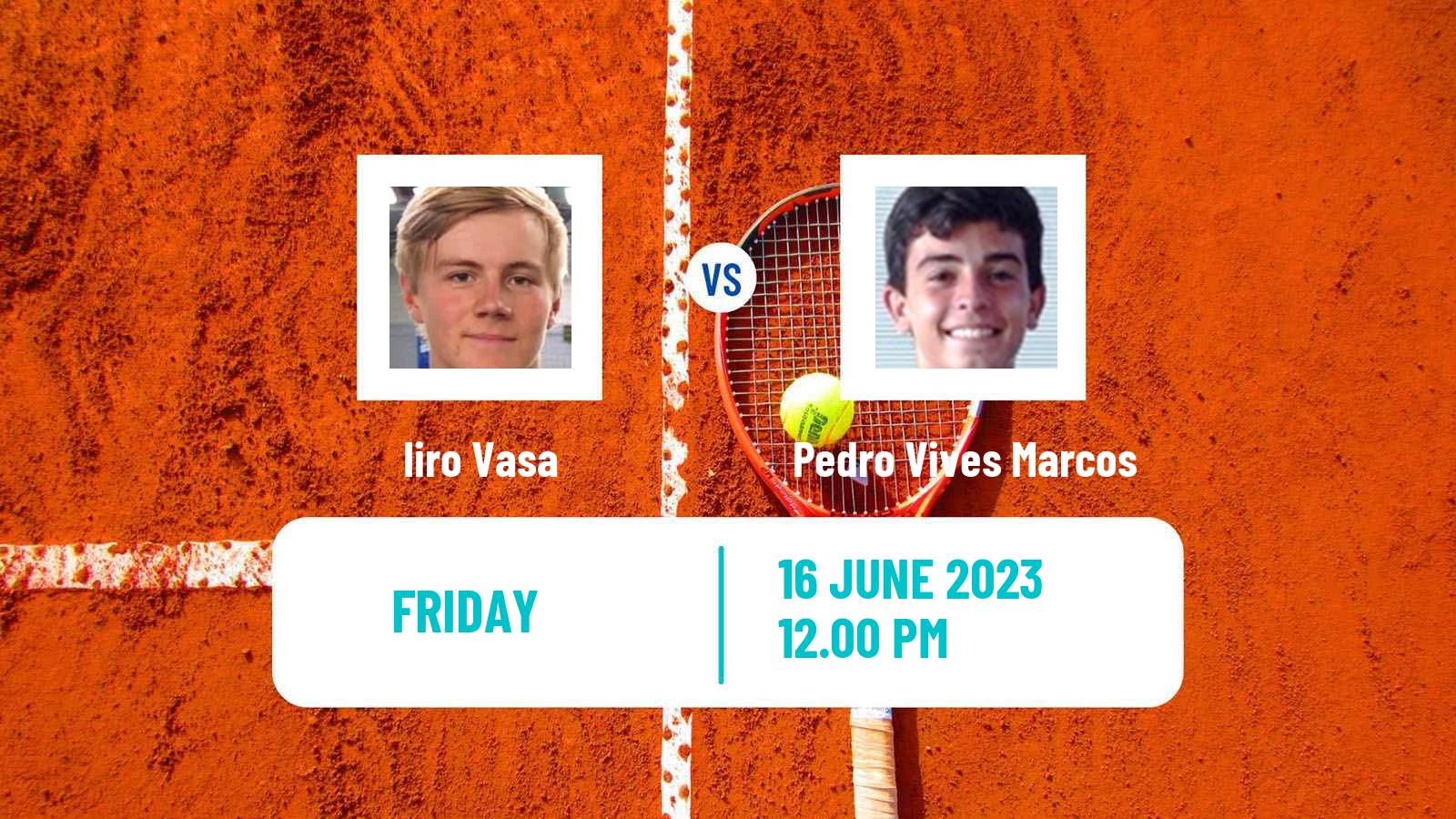 Tennis ITF M25 Martos Men Iiro Vasa - Pedro Vives Marcos