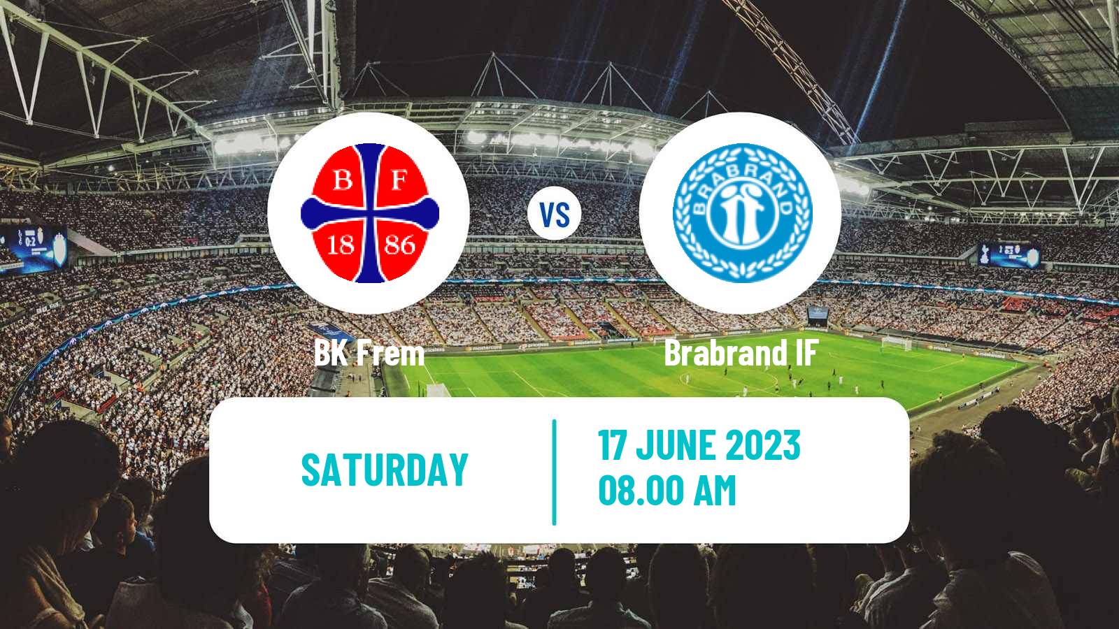 Soccer Danish 2 Division BK Frem - Brabrand