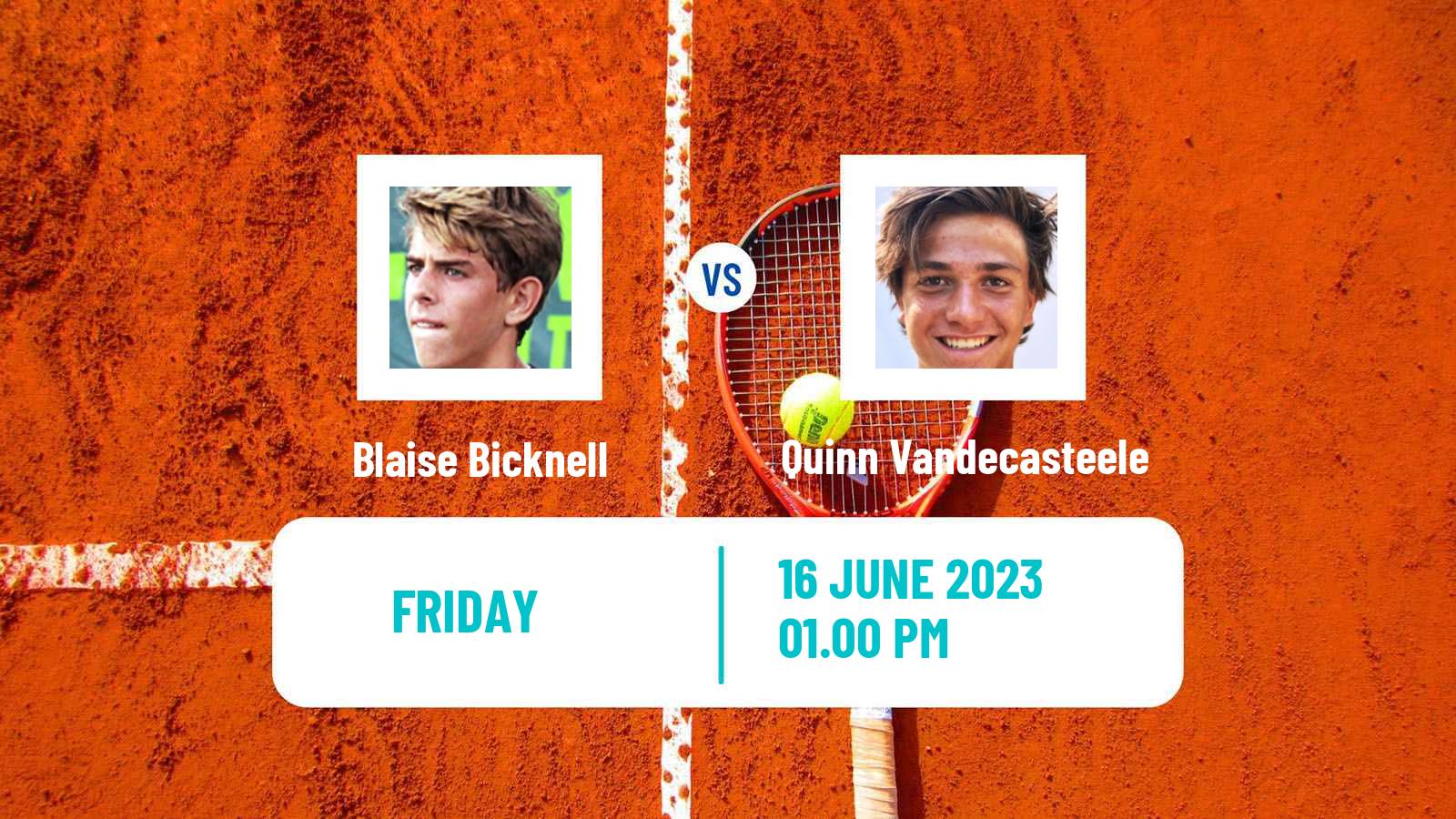Tennis ITF M15 San Diego Ca 2 Men Blaise Bicknell - Quinn Vandecasteele