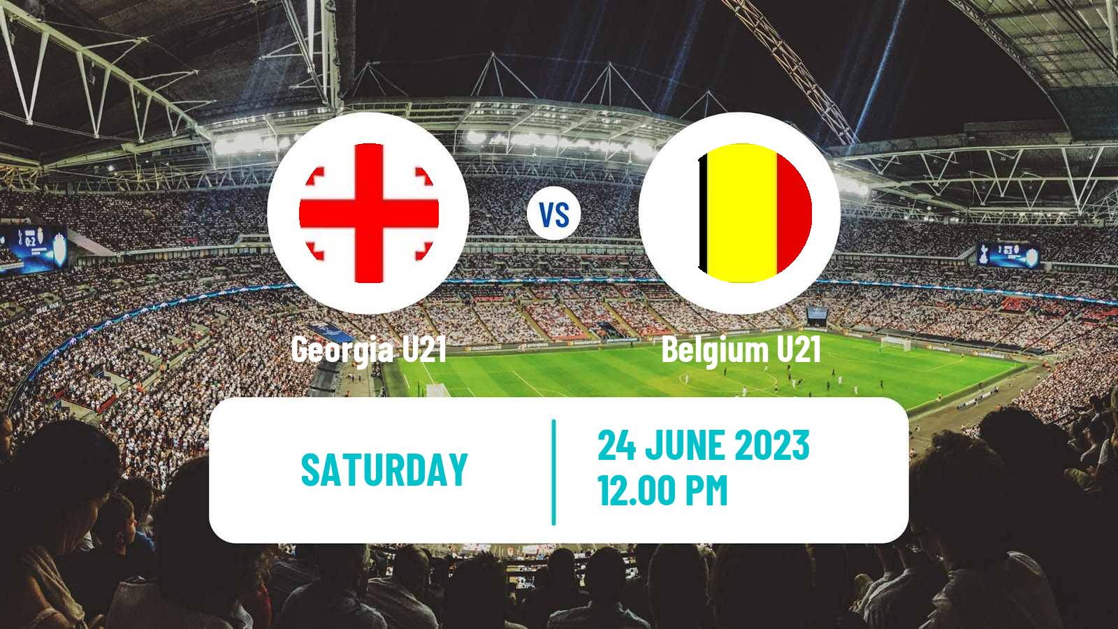 Soccer UEFA Euro U21 Georgia U21 - Belgium U21
