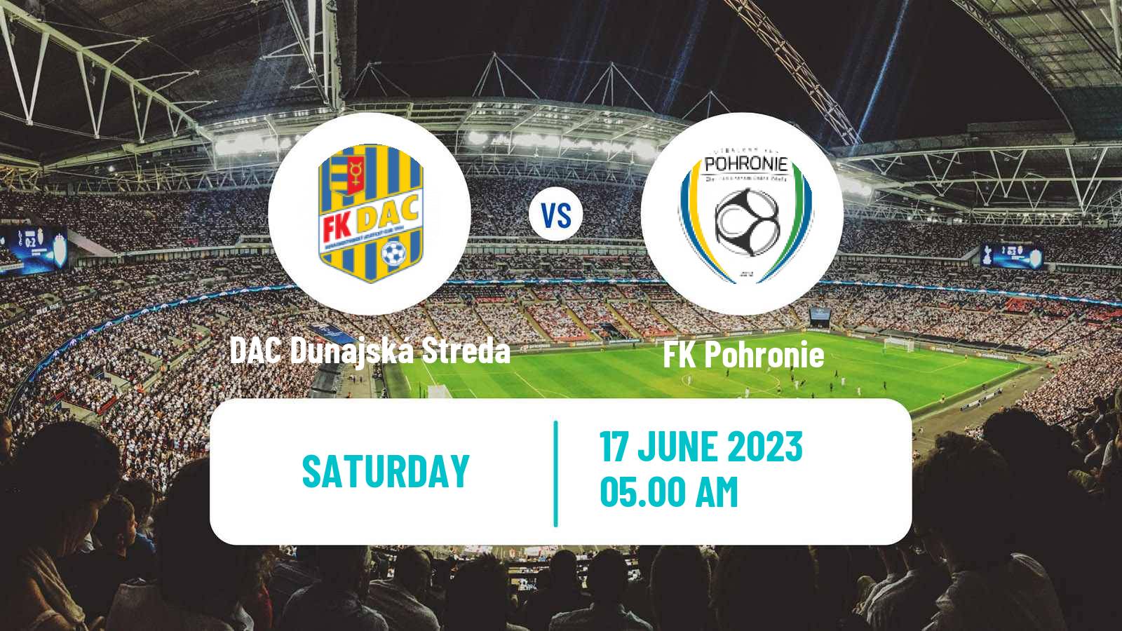 Soccer Club Friendly DAC Dunajská Streda - Pohronie